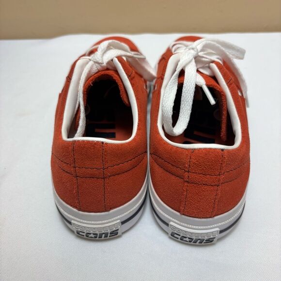 Converse Cons One Star Pro OX FireOpal/Black/White Suede Sneakers Women’s 8.5 - Picture 4 of 11